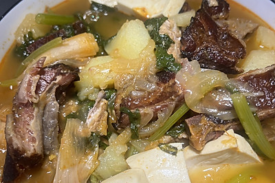 改良版韩式脊骨土豆锅