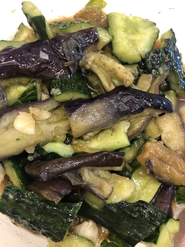 茄子拌黄瓜的做法