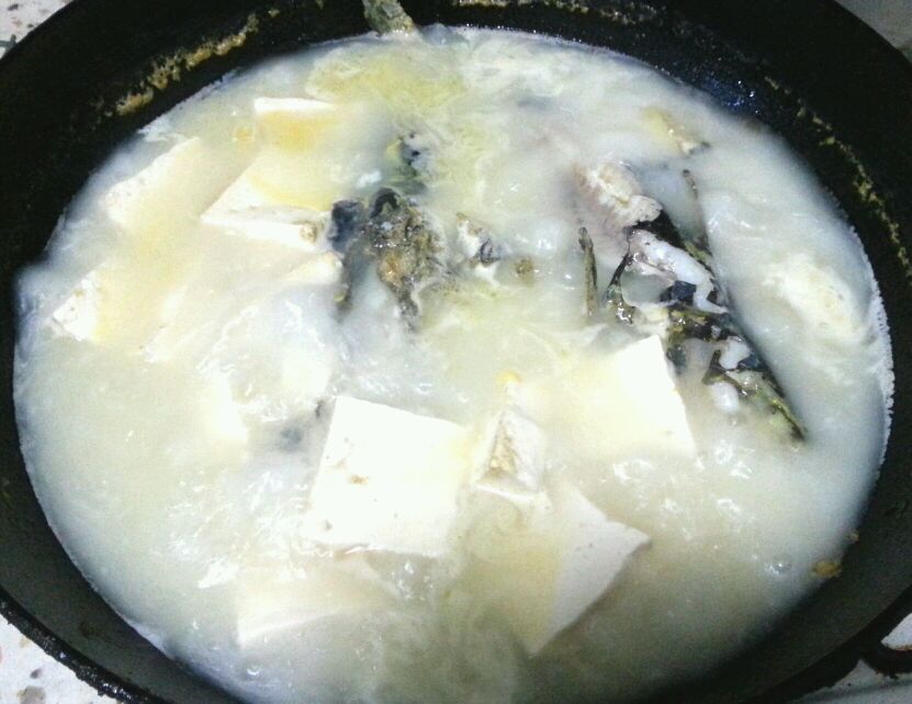 黄鸭叫豆腐汤的做法图解3