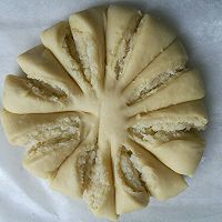 椰蓉菊花面包的做法图解12
