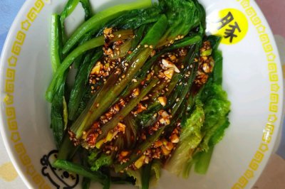 凉拌油麦菜