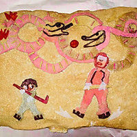 龙的装饰—烤饼（5）的做法图解9