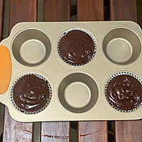 #健康甜蜜烘焙料理#巧克力蘑菇头玛芬蛋糕的做法图解6