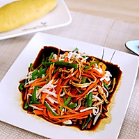 凉拌彩椒鸡丝的做法图解13