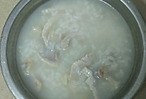 瑶柱蚝士瘦肉猪肝粥的做法