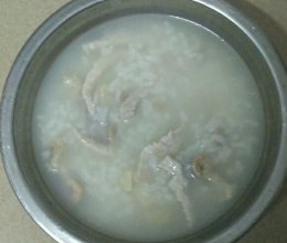 瑶柱蚝士瘦肉猪肝粥的做法