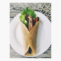 【增肌减脂绝佳】全麦鸡胸肉蔬菜卷的做法图解9