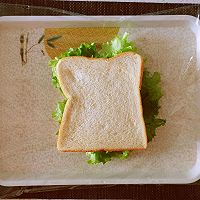 #全电厨王料理挑战赛热力开战！#芝士火腿三明治的做法图解13
