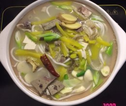 砂锅羊杂的做法