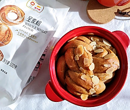 #金龙鱼精英100%烘焙大师赛-爱好组-高筋#全麦苹果酱面包的做法