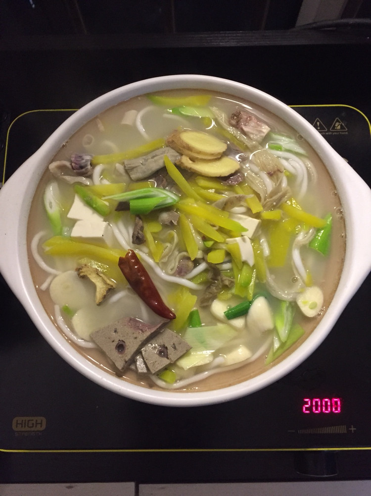 砂锅羊杂的做法