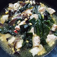 海带黄豆排骨汤的做法图解9