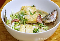 鱼与香肠的约会～香肠豆腐炖鱼～的做法