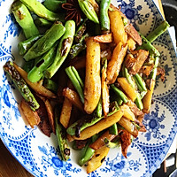 四季豆土豆的做法图解9