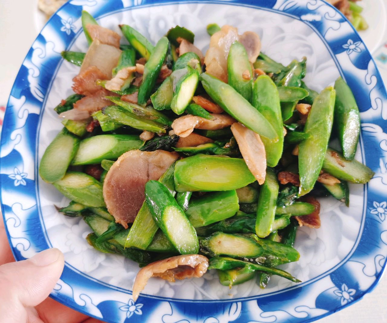 Asparagus and bacon
