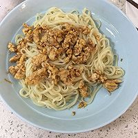 茭白蛋炒面的做法图解4
