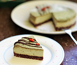 绿肥红瘦——抹茶乳酪蛋糕（自制乳酪）的做法