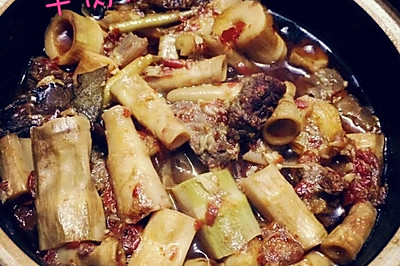 牛肉烧笋子