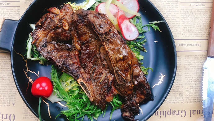 蒜香烤羊排，第一口你就忘不了