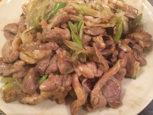 葱爆羊肉的做法图解6