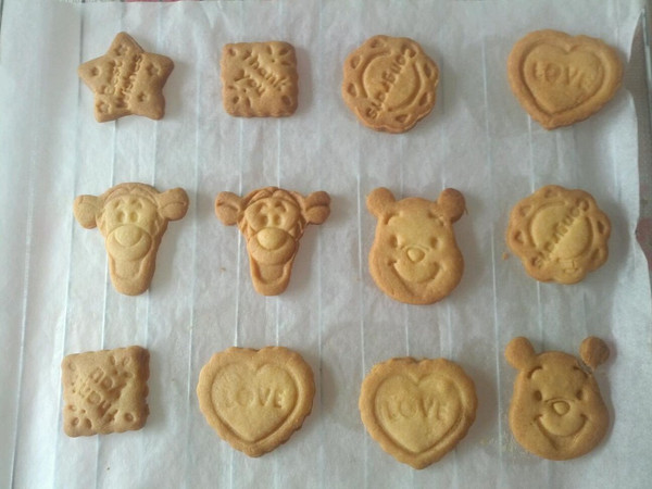 可爱的模型饼干