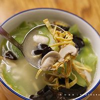 营养又健康的莴苣磨菇汤的做法图解12
