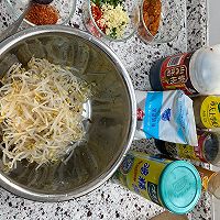 泡菜拌豆芽的做法图解4
