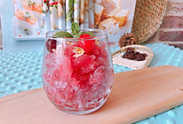 #轻饮蔓生活#夏日特饮蔓越莓沙冰的做法