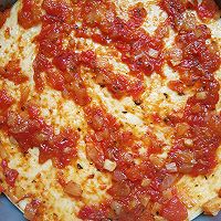 香肠萨拉米披萨的做法图解9