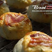 蔬菜培根面包