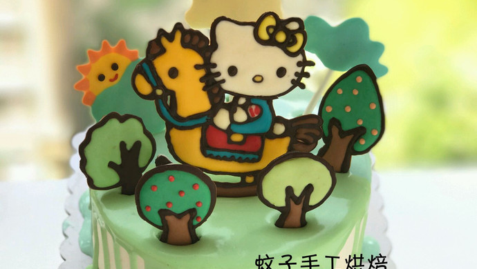 芝士转印淋面蛋糕