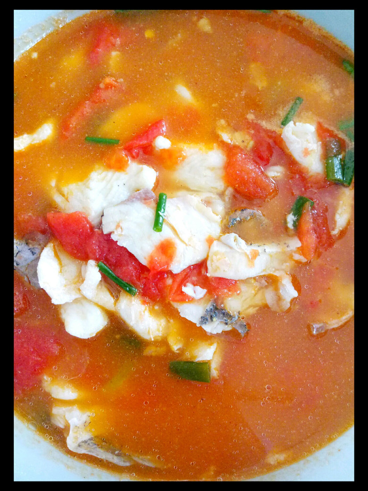 酸辣开胃番茄鱼片汤的做法