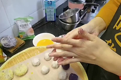 紫薯山药饼