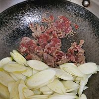 #豪吉川香美味#茭瓜泡椒炒牛肉的做法图解8