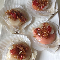 蒜蓉粉丝蒸扇贝#元气挑战每一天#的做法图解9