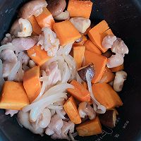 南瓜鸡腿肉焖饭的做法图解8