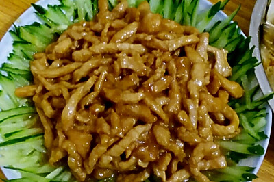 黄瓜酱肉丝