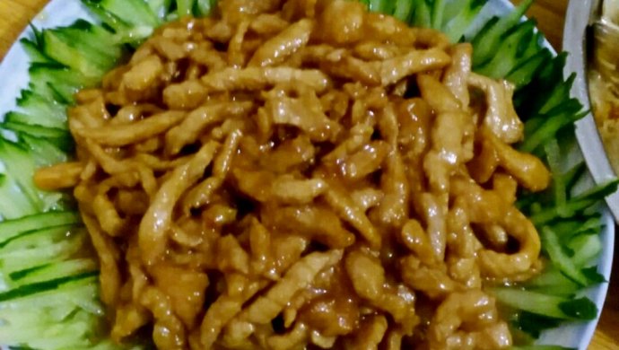 黄瓜酱肉丝