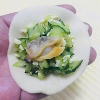 黄瓜鸡蛋蛤蜊素饺（两吃版）的做法图解3