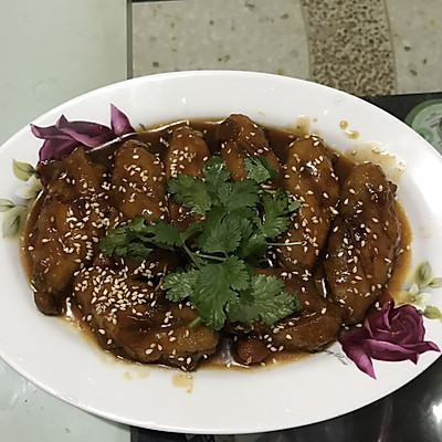 酸梅烧鸡翅中