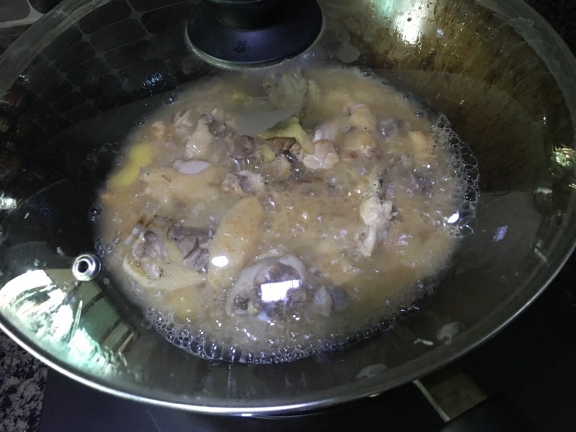 纯黑芝麻油鸡的做法图解7