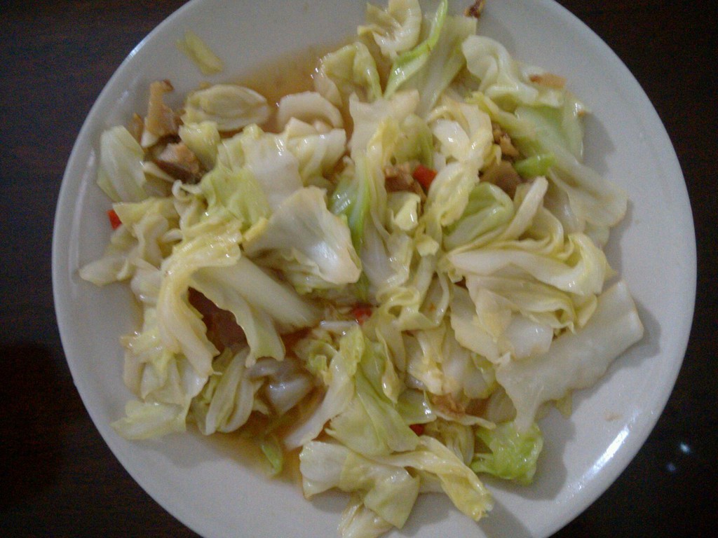 Shredded cabbage