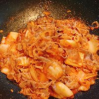 外酥里嫩超多汁过瘾～芝士肥牛泡菜饼的做法图解7