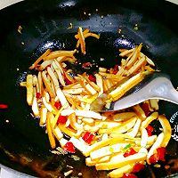 蒜苗炒香豆干【张梦伊】的做法图解6