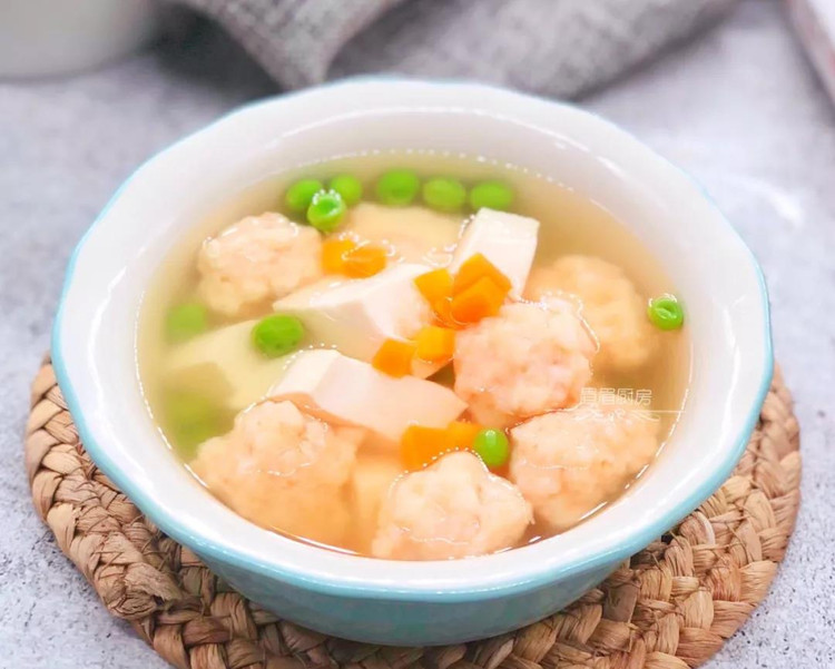 虾丸豆腐汤的做法