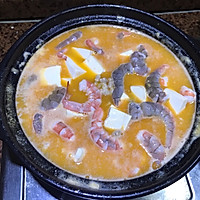 #合理膳食 营养健康进家庭#金沙海鲜豆腐煲的做法图解11