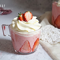 酸酸甜甜的奶盖草莓酸奶 宝宝喜欢的天然健康饮品下午茶的做法图解8