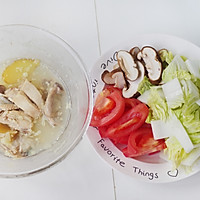 减脂番茄蘑菇蔬菜汤，一个星期瘦五斤#洗手做羹汤#的做法图解1