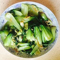 虾米油菜的做法图解6