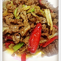 大葱孜然爆羊肉的做法图解7